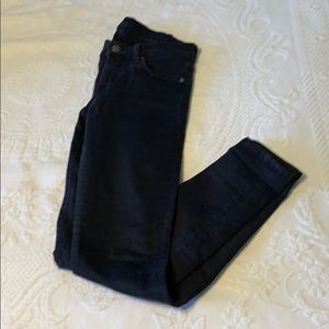 7 for all Mankind Black Skinny Jeans